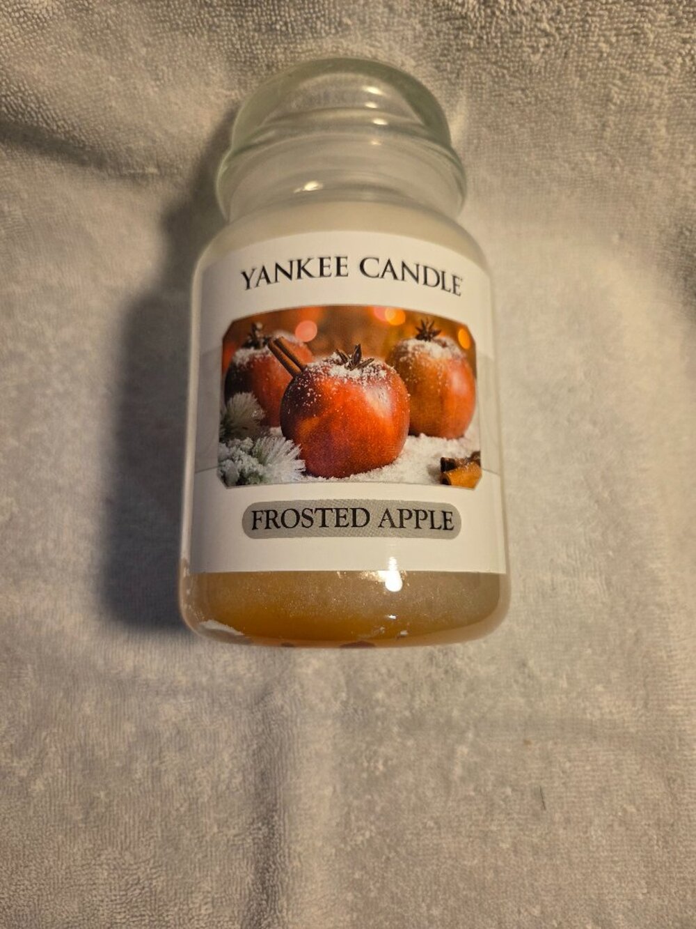 'Frosted Apple' Retired Scent Yankee Candle Large Jar Candle
